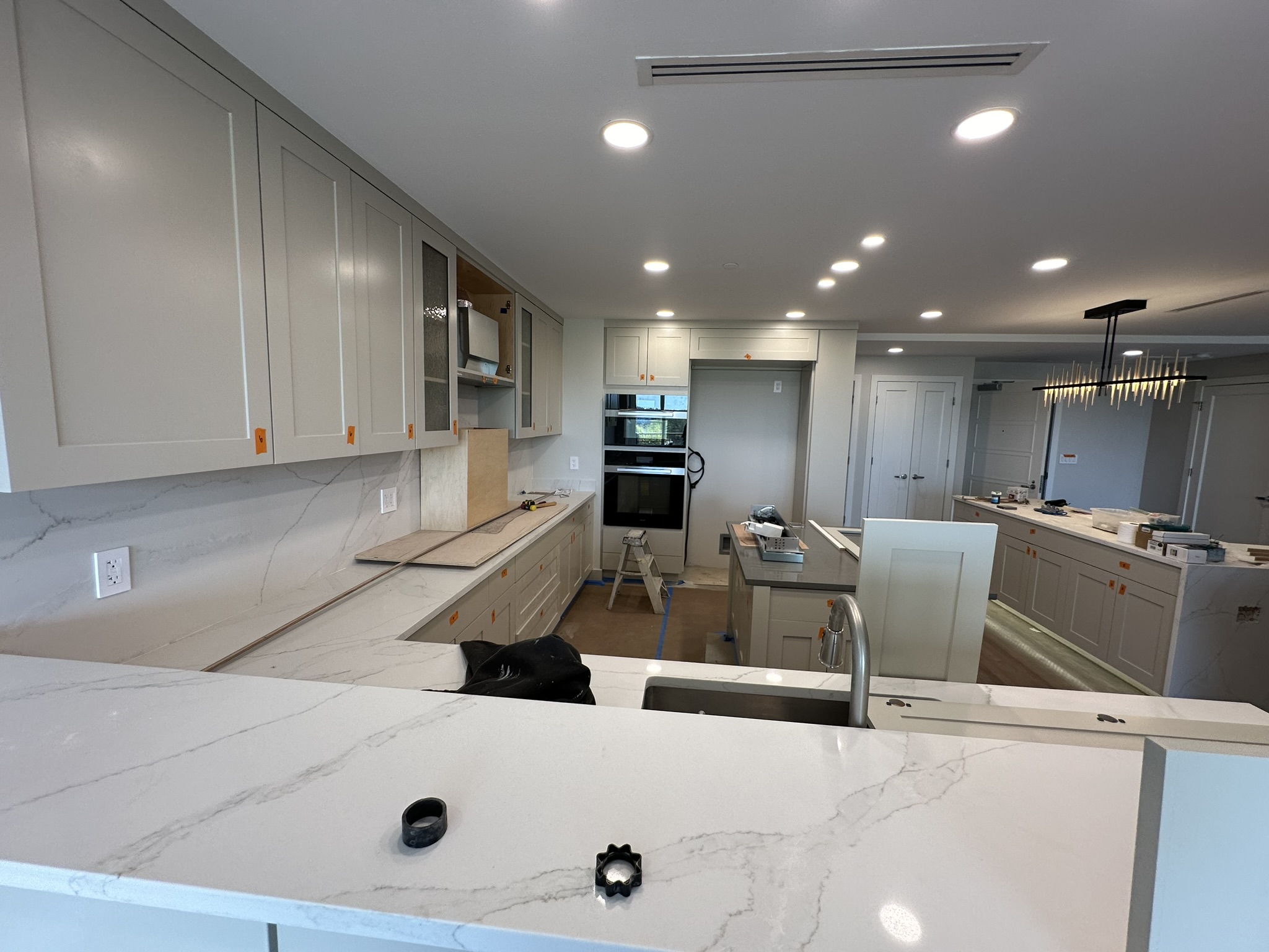 Kitchen renovation in progress